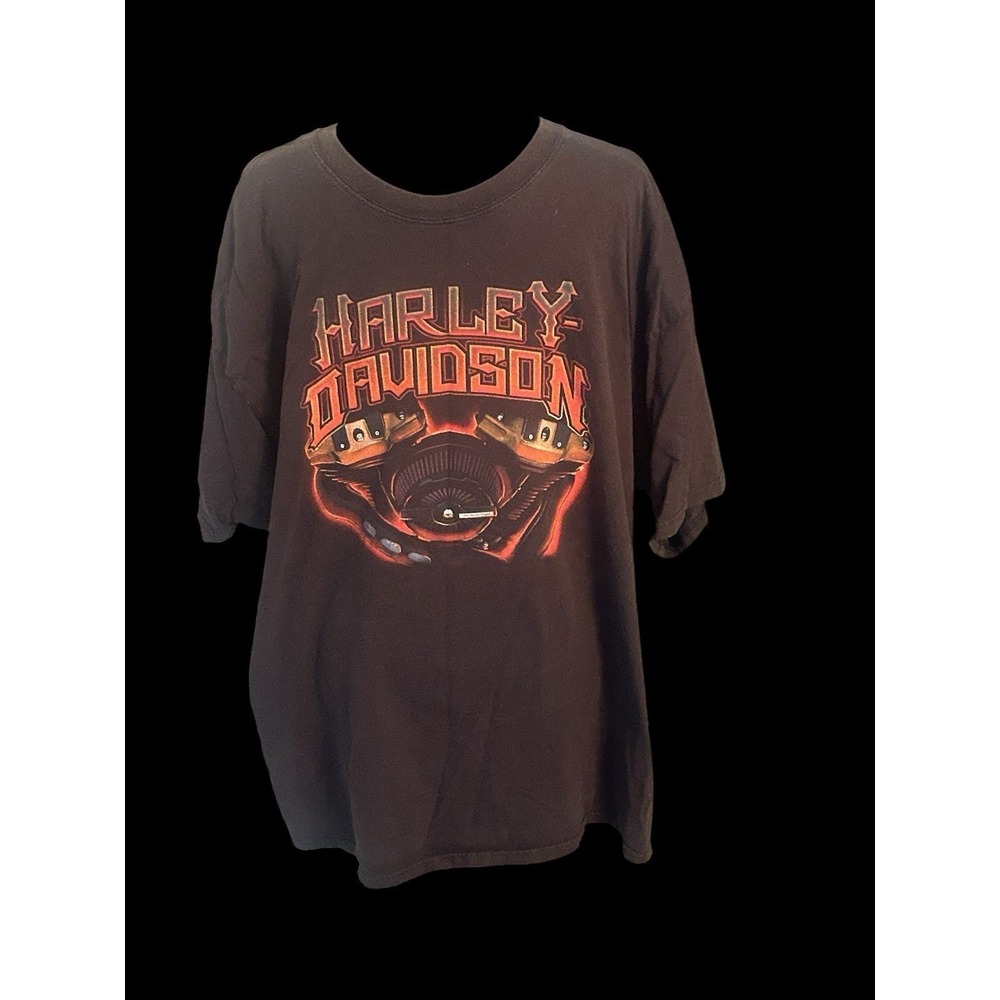 Harley‎ Davidson Men's T-shirt Black XL- Modesto, California